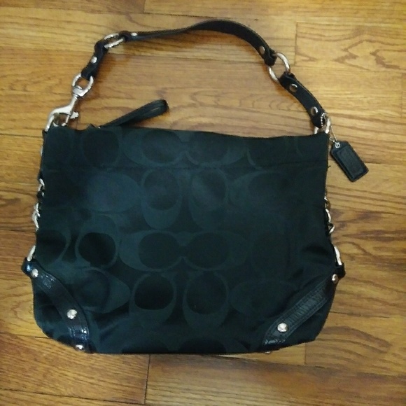 Coach Black Purse - Picture 1 of 4